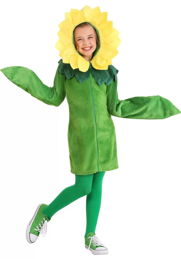 Discount Girl'S Flower Hoodie Dress Girl Costumes