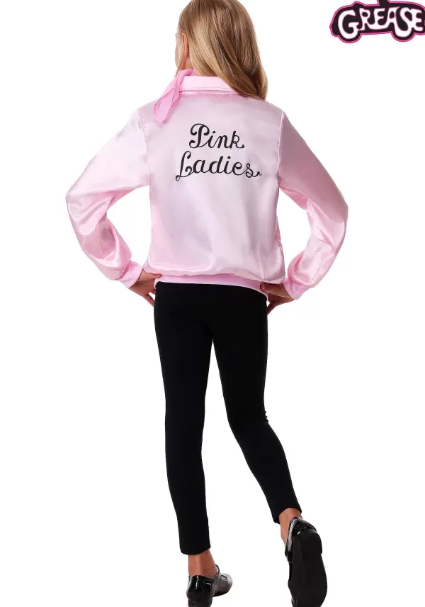 Clearance Girl'S Grease Pink Ladies Costume Jacket Girl Costumes