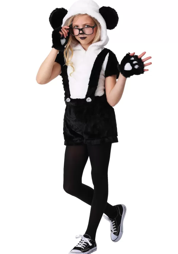 Cheap Girls Hip Panda Girl Costumes