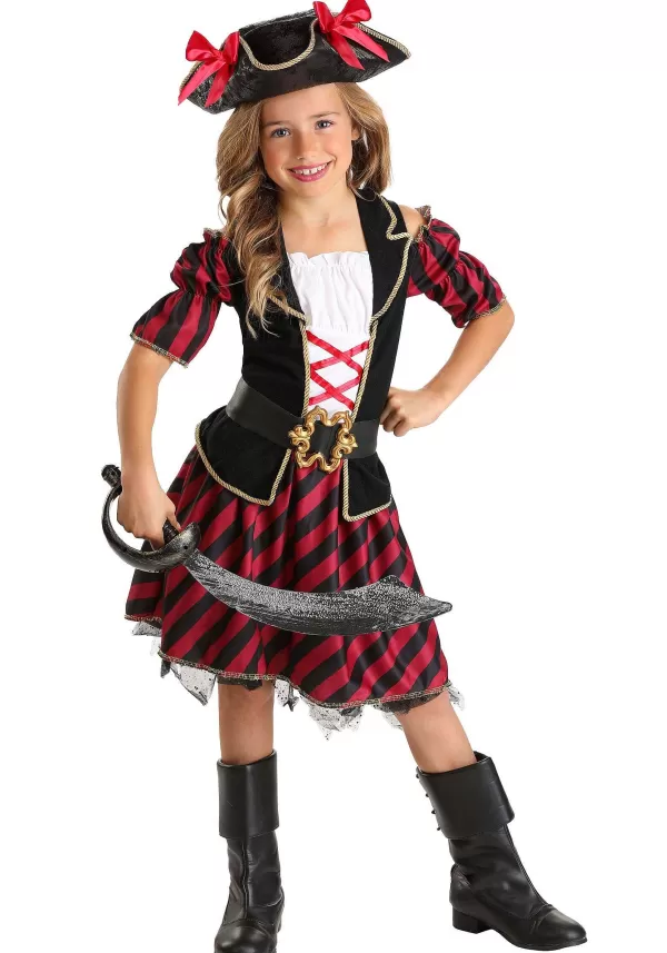 New Girl'S Seven Seas Pirate Costume Dress Girl Costumes