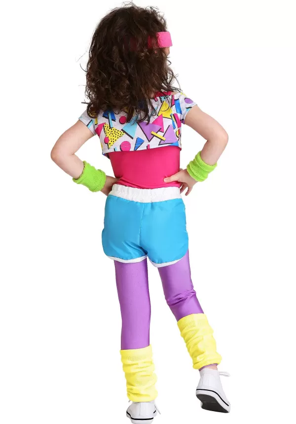 Discount Girl'S Toddler Work It Out 80S Costume Girl Costumes