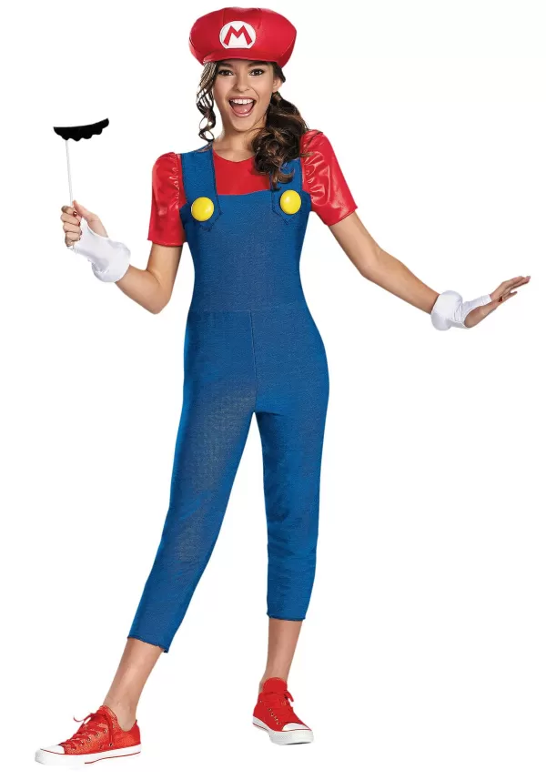 Hot Girl'S Tween Mario Costume Teen Costumes