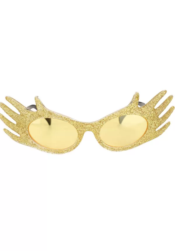 New Glitter And Gold Hands Glasses Glasses / Sunglasses
