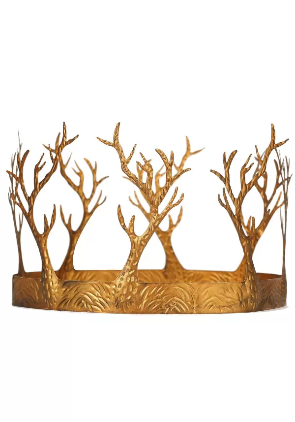 Fashion Gold Fantasy Woodland Crown Costume Jewelry