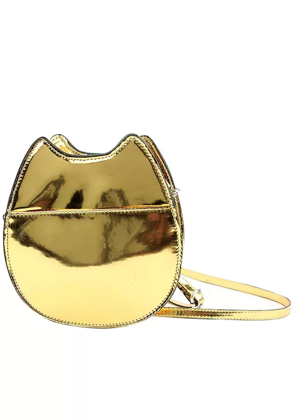 Hot Gold Lucky Cat Handbag Purses