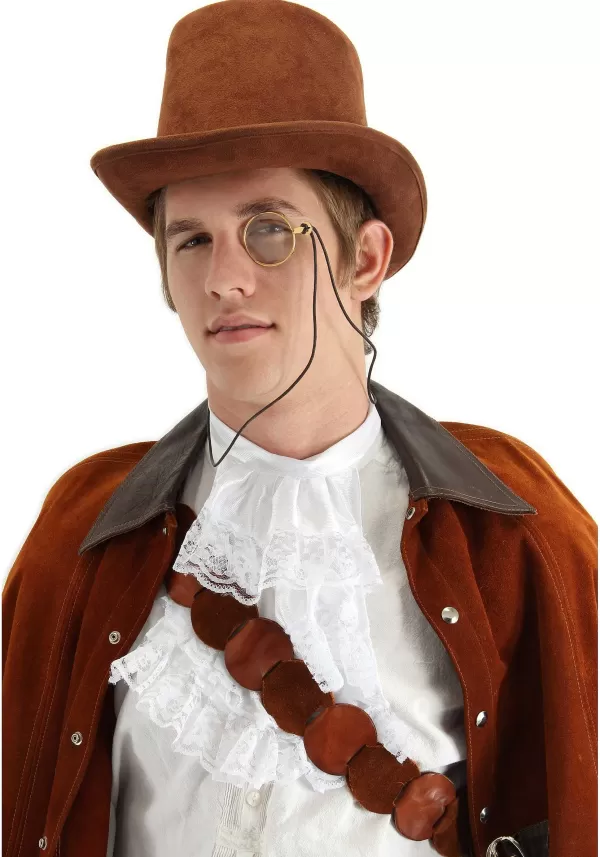Discount Gold Monocle Costume Accessory Glasses / Sunglasses