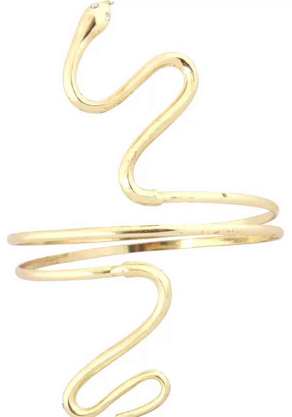 Sale Gold Snake Armband Costume Jewelry