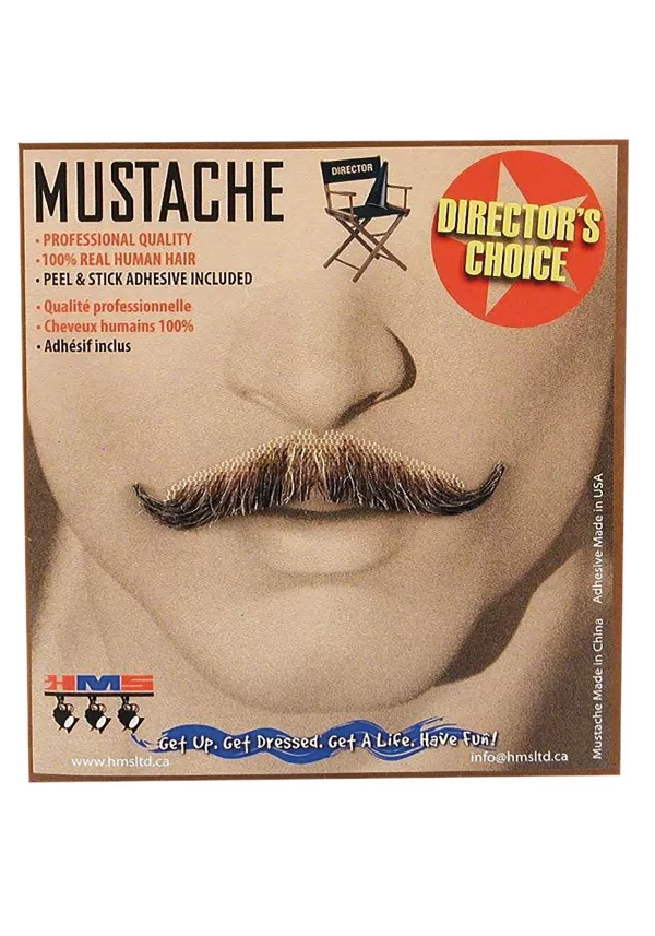 Discount Gray Magician Mustache Accessory Mustaches / Beards