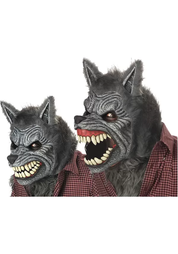New Gray Werewolf Ani-Motion Mask Masks