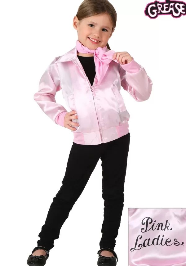 Fashion Grease Pink Ladies Jacket Toddler Costume Girl Costumes