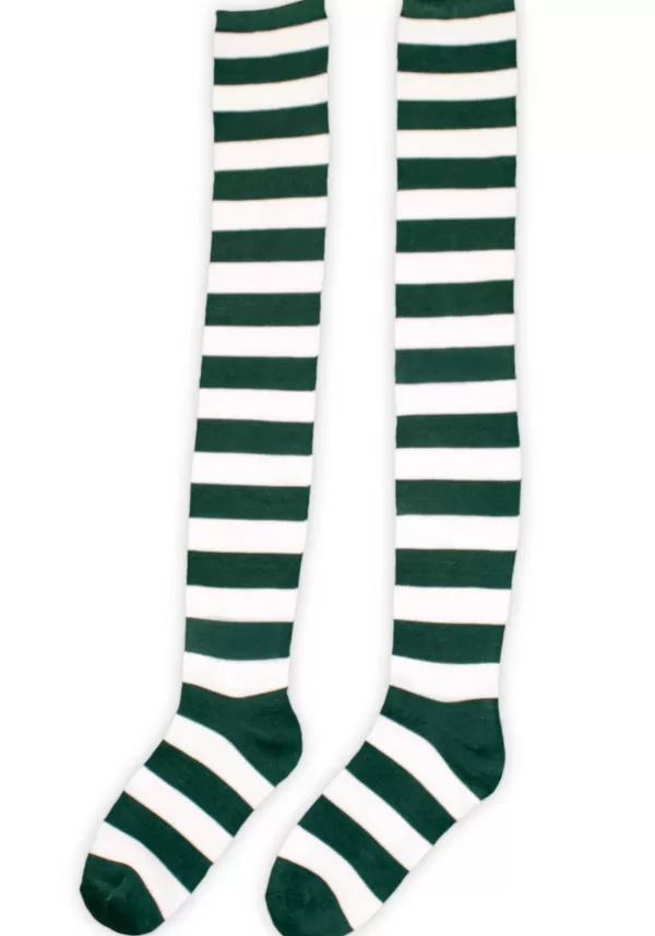 Online Green And White Munchkin Adult Socks Socks / Slippers