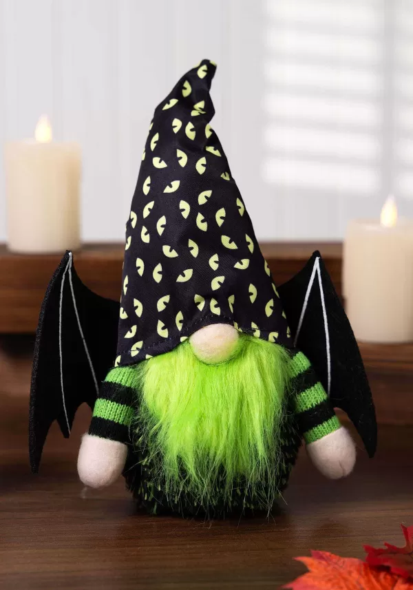 Flash Sale Green Garden Gnome Bat Decoration Indoor Decorations