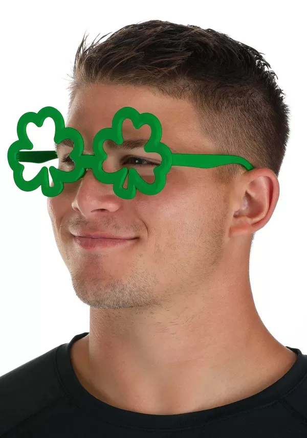Best Sale Green Saint Patrick'S Day Shamrock Glasses Glasses / Sunglasses