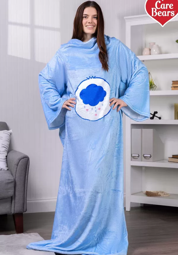 Discount Grumpy Bear Wearable Throw Blanket For Adults Indoor Decorations