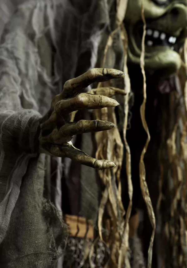 New Hag The Witch 5 Foot Animatronic Decoration Animatronics