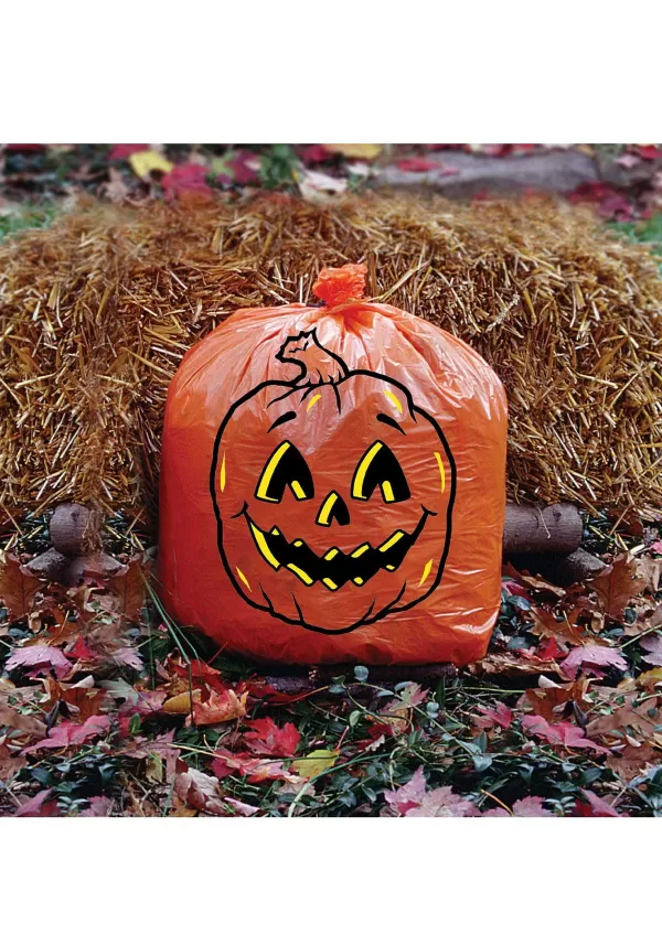 Sale Halloween Pumpkin 36" X 48" Lawn Bag Outdoor Decorations