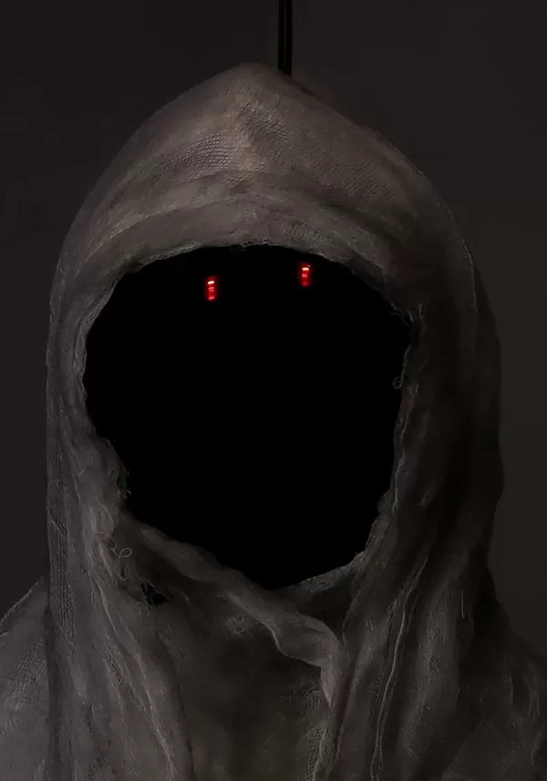 New Hanging 3 Foot Faceless Ghost Animatronic Halloween Decoration Animatronics
