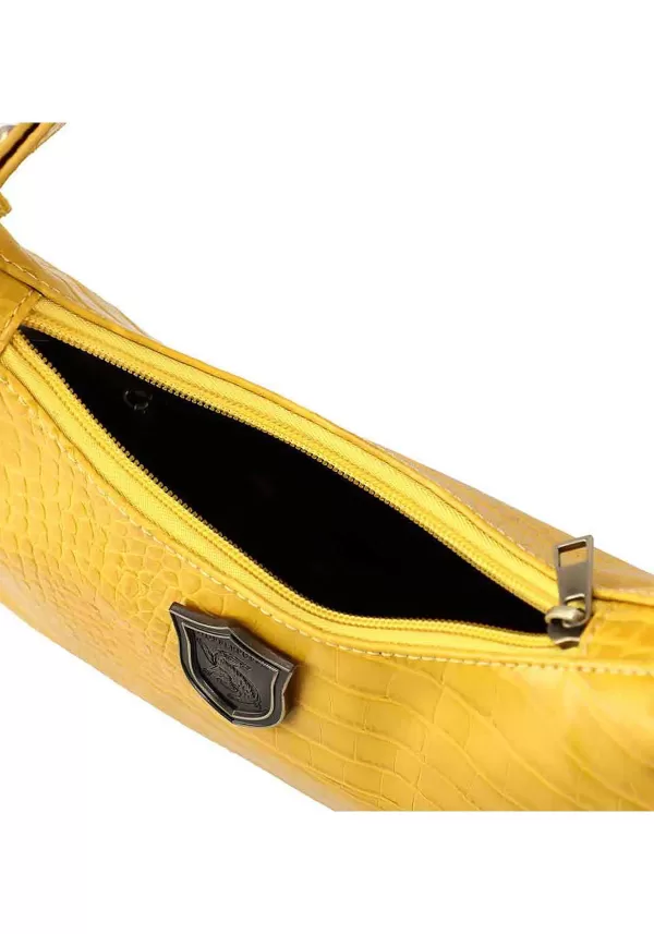 Shop Harry Potter Hufflepuff Metal Badge Shoulder Bag Purses