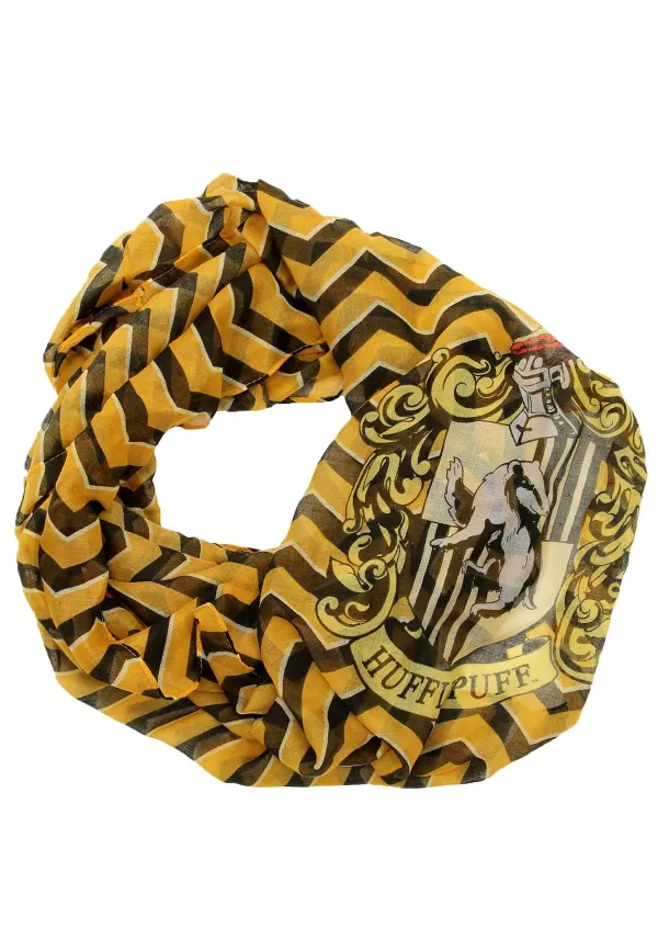 Sale Harry Potter Lightweight Hufflepuff Infinity Scarf Scarves