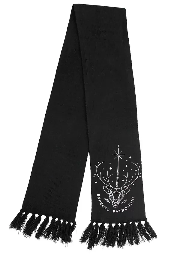 Fashion Harry Potter Patronus Glow Knit Scarf Scarves