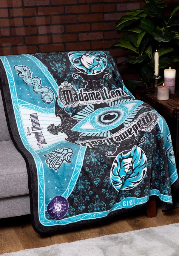 New Haunted Mansion Haunted Tarot Micro Raschel Throw Blanket Indoor Decorations