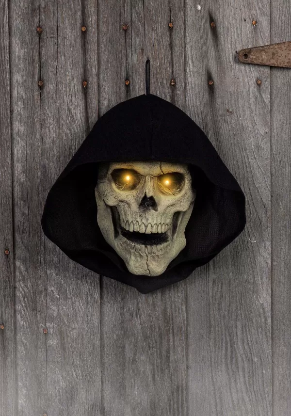 Best Sale Haunting Reaper Skull Seasonal Visions International Door Decoration Door Decorations