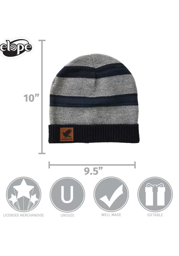 Cheap Heathered Knit Beanie Ravenclaw Hats