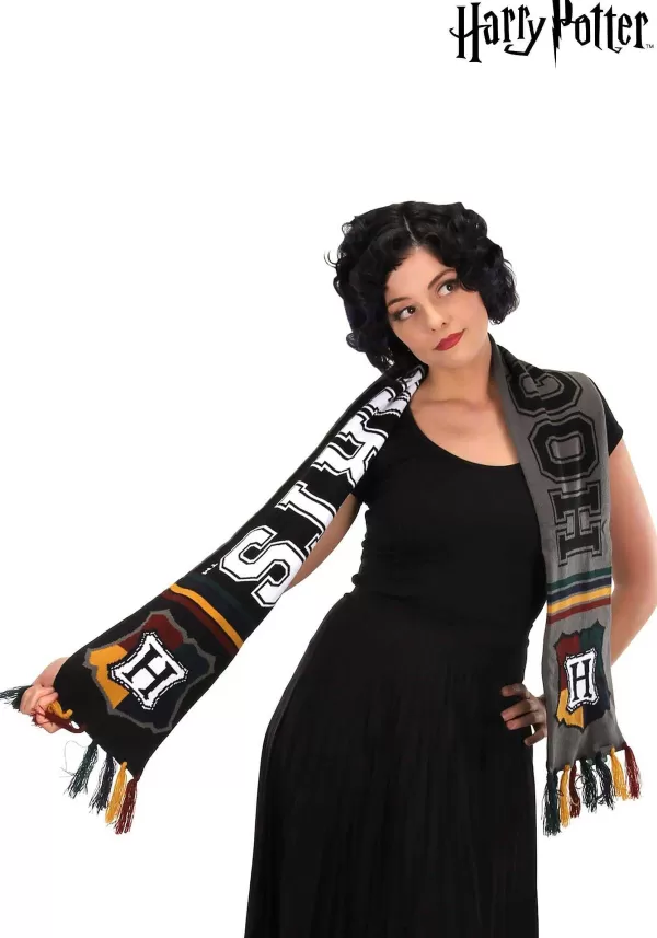 Sale Hogwarts Winter Reversible Knit Scarf Scarves