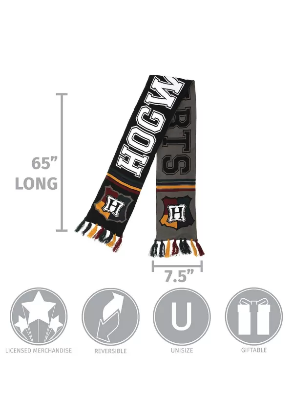 Sale Hogwarts Winter Reversible Knit Scarf Scarves
