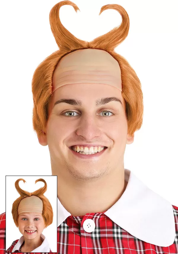 Cheap Horned Orange Munchkin Costume Wig Wigs