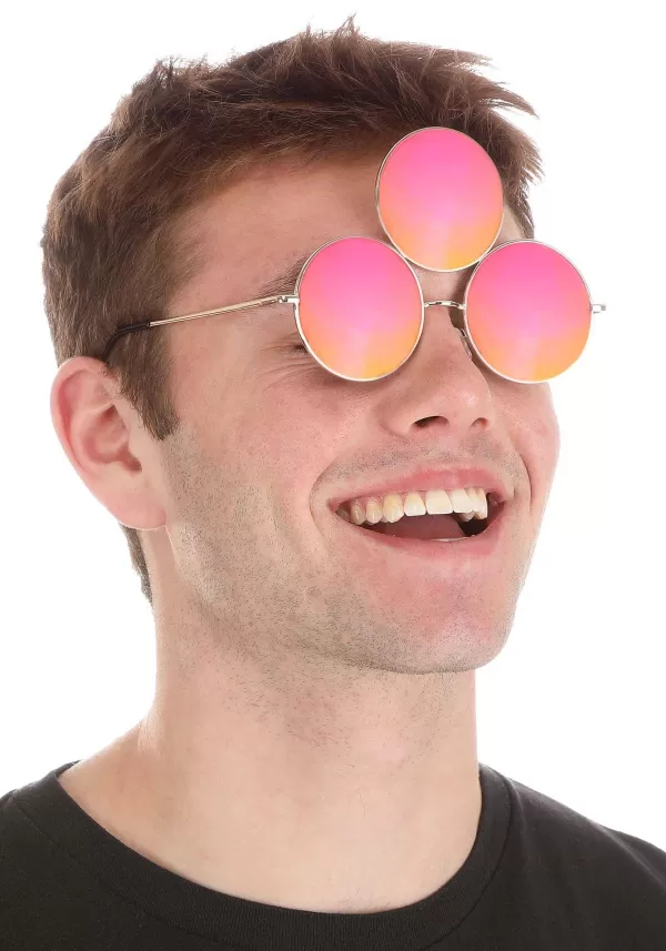 Shop Hot Pink 3Rd Eye Glasses Glasses / Sunglasses