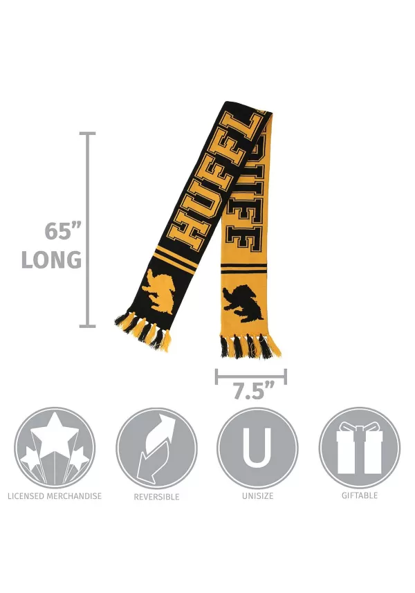 Flash Sale Hufflepuff Reversible Winter Knit Scarf Scarves