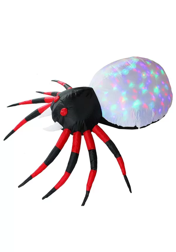 Cheap Inflatable 4 Foot Projection Kaleidoscope Spider Decoration Inflatable Decorations