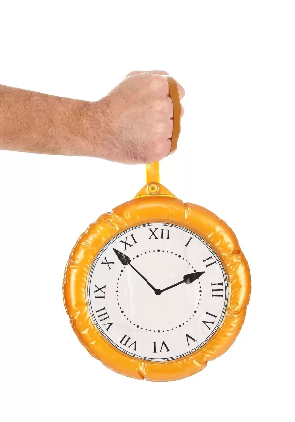 Fashion Inflatable Yellow Clock Costume Necklace Costume Jewelry