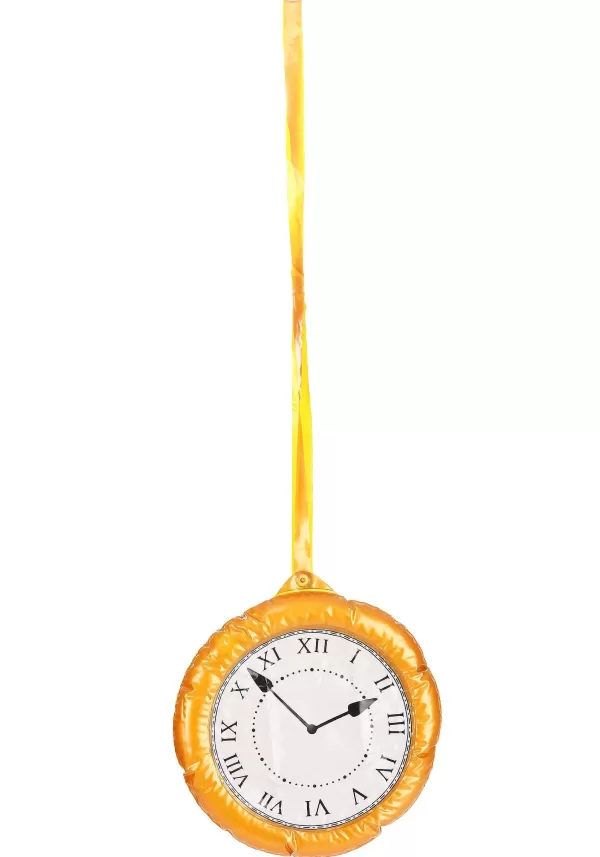 Fashion Inflatable Yellow Clock Costume Necklace Costume Jewelry