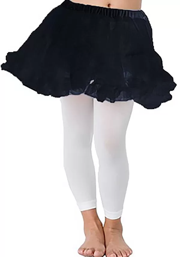 Outlet Kids Black Petticoat Petticoats