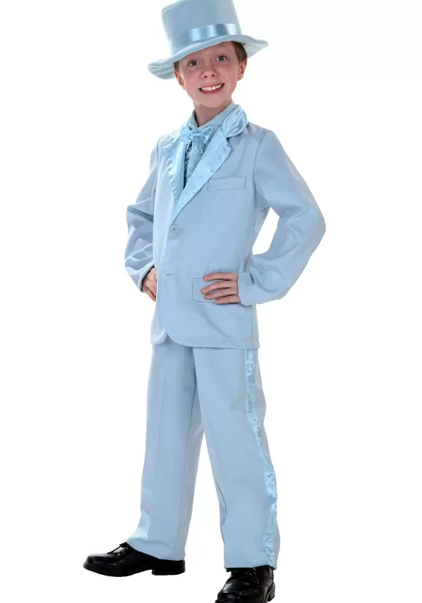 Hot Kids Blue Tuxedo Costume Boy Costumes
