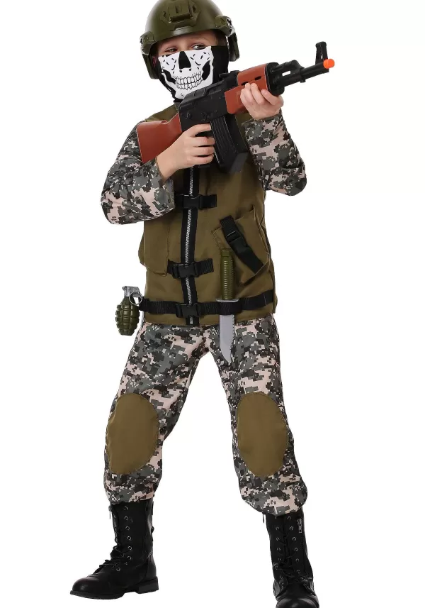 Shop Kids Camo Trooper Costume Boy Costumes