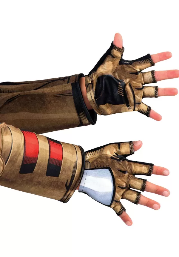 Flash Sale Kid'S Captain America Fingerless Gloves Gloves