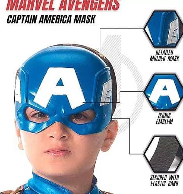 Store Kid'S Captain America Mask Masks