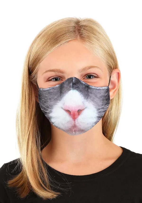 Clearance Kid'S Cat Sublimated Face Mask Face Masks