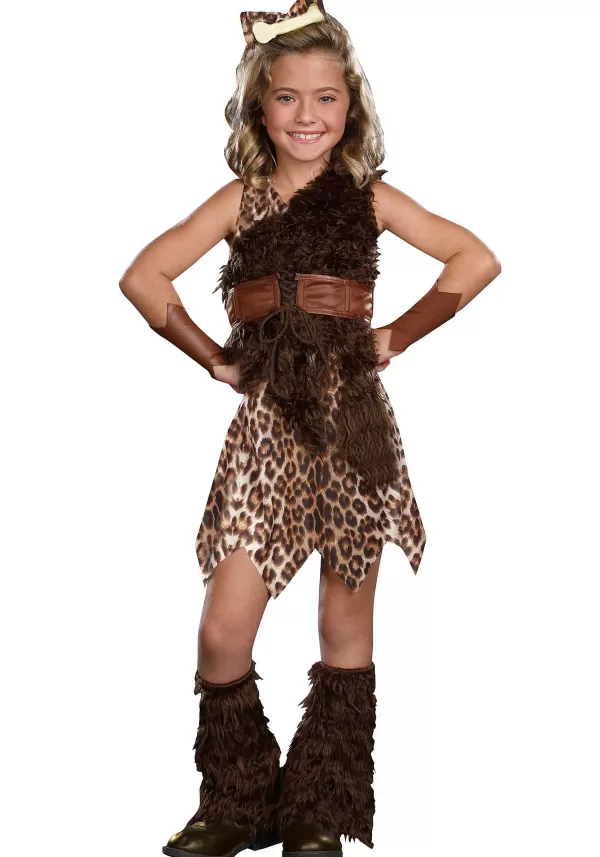 Fashion Kids Cave Girl Cutie Costume Girl Costumes