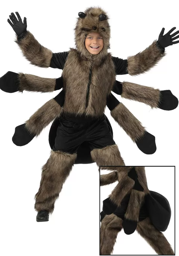 Cheap Kid'S Furry Tarantula Spider Costume Boy Costumes