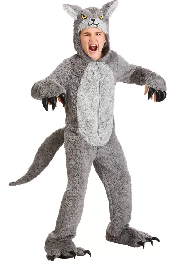 Cheap Kid'S Grey Wolf Costume Boy Costumes