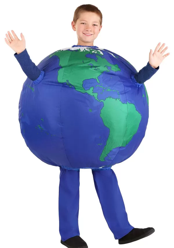 Best Sale Kids Inflated Earth Costume Boy Costumes