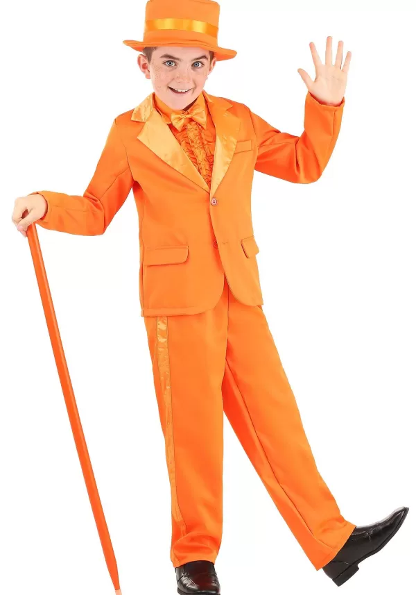 Best Sale Kids Orange Tuxedo Costume Boy Costumes