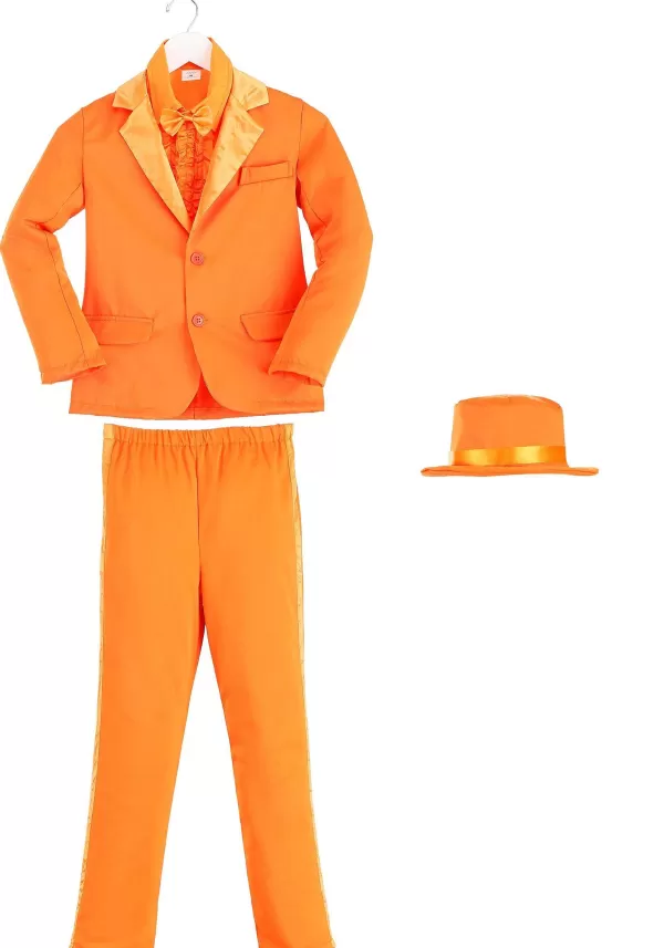 Best Sale Kids Orange Tuxedo Costume Boy Costumes
