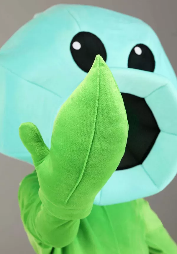 New Kid'S Plants Vs Zombies Snow Pea Costume Jumpsuit Boy Costumes