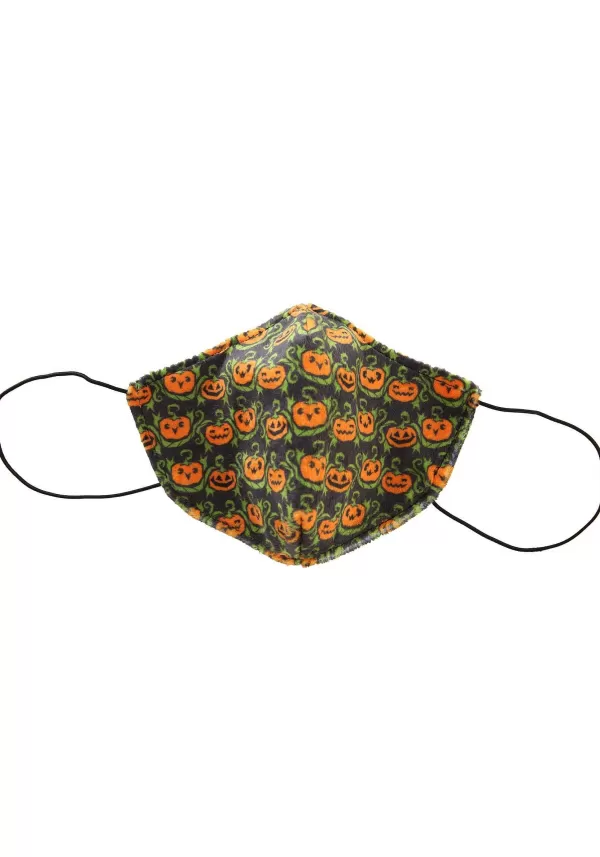 Outlet Kids Sublimated Pumpkins Face Mask Face Masks