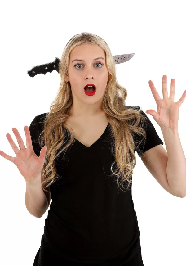 Fashion Knife Injury Costume Headband Costume Headbands